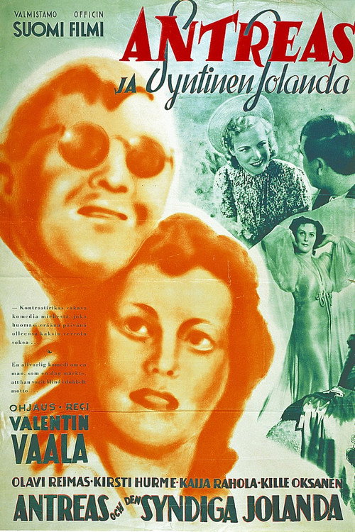 Movie poster for Antreas ja syntinen Jolanda (1941)