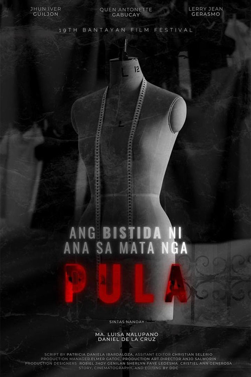 Movie poster for Ang Bistida ni Ana sa Mata nga Pula (2023)