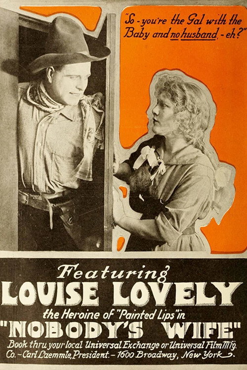 Movie poster for Nobody's Wife (1918)