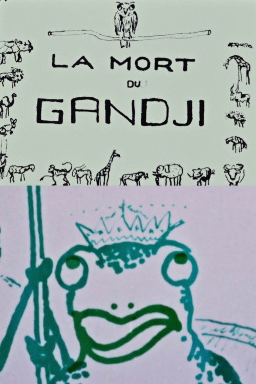 Movie poster for The Death of Gandji (1965)