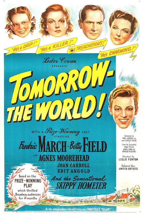 Movie poster for Tomorrow, the World! (1944)