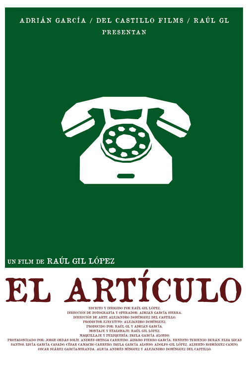 Movie poster for EL ARTÍCULO.