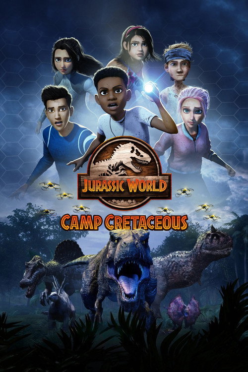 Series poster for Jurassic World Camp Cretaceous (2020)