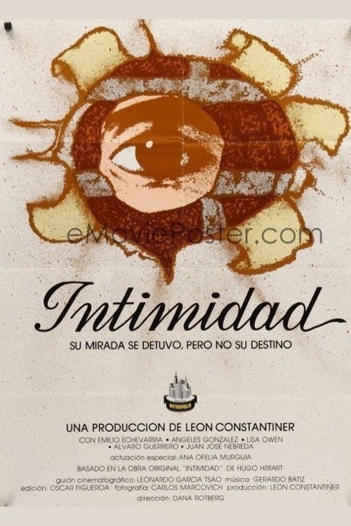 Movie poster for Intimidad (1989)