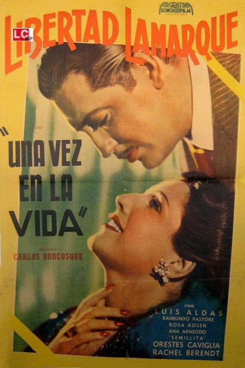 Movie poster for Una vez en la vida (1941)