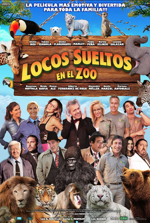 Movie poster for Locos sueltos en el zoo (2015)