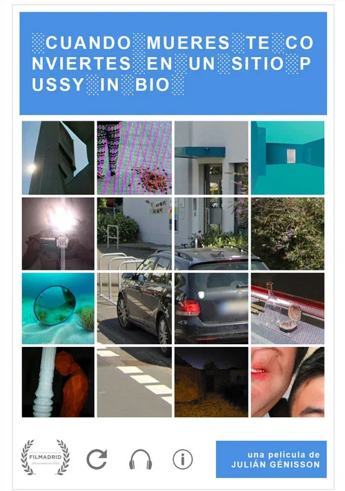 Movie poster for Cuando mueres te conviertes en un sitio Pussy in Bio (2026)