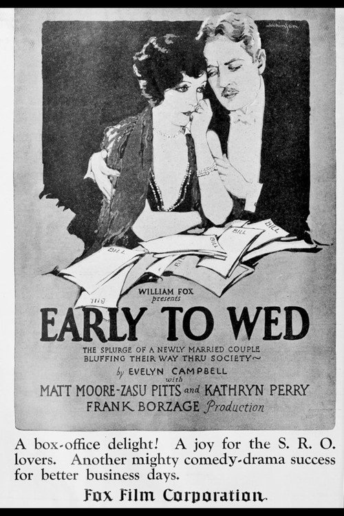 Movie poster for Early to Wed (1926)