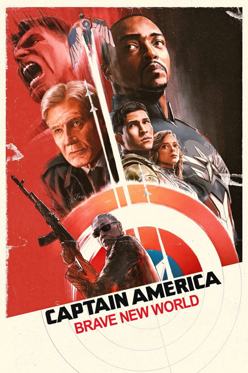 Movie poster for Captain America: Brave New World (2025)