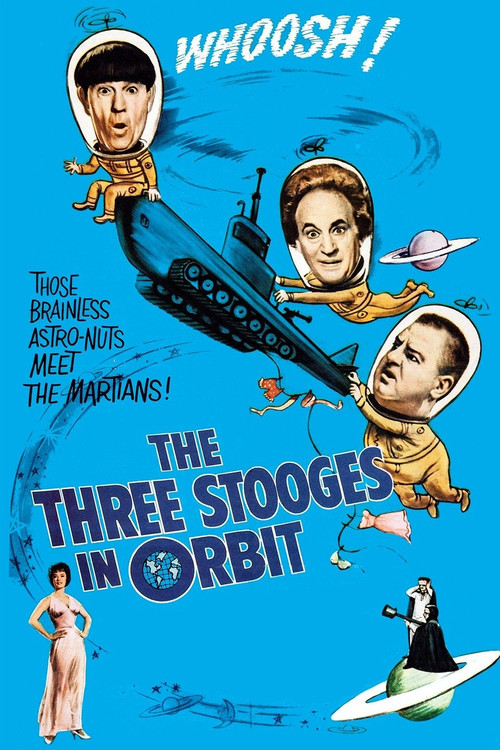 Movie poster for The Three Stooges in Orbit (1962)