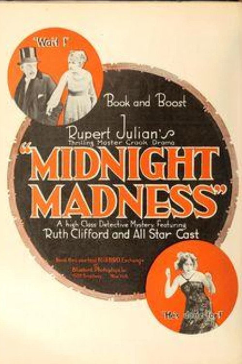 Movie poster for Midnight Madness (1918)