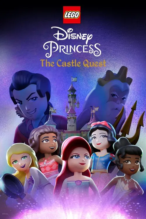 Movie poster for Lego Disney Princess: The Castle Quest (2023)