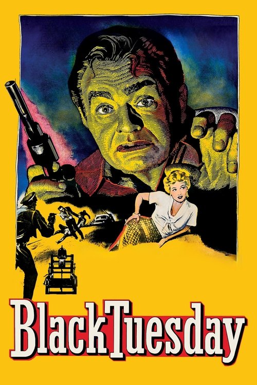 Movie poster for Black Tuesday (1954)