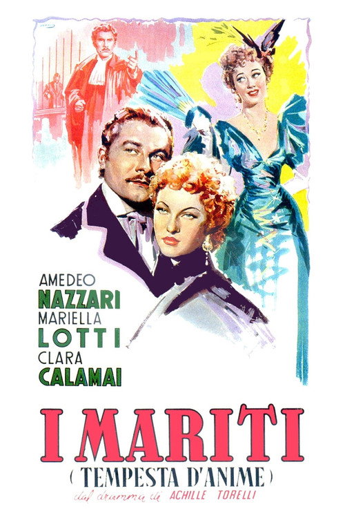 Movie poster for I mariti (1941)