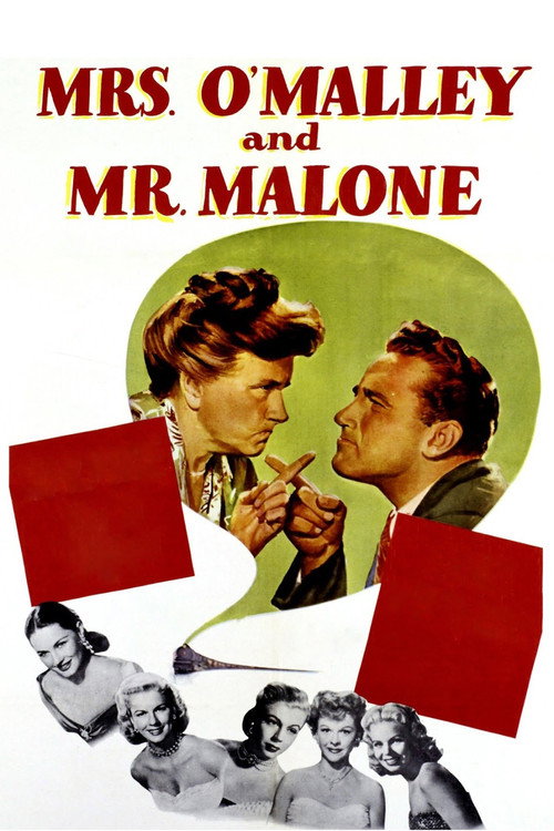 Movie poster for Mrs. O'Malley and Mr. Malone (1950)