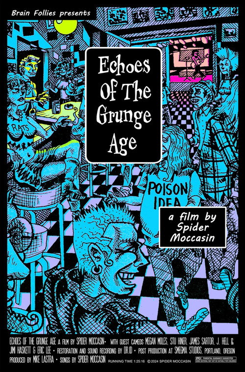 Movie poster for Echoes of the Grunge Age