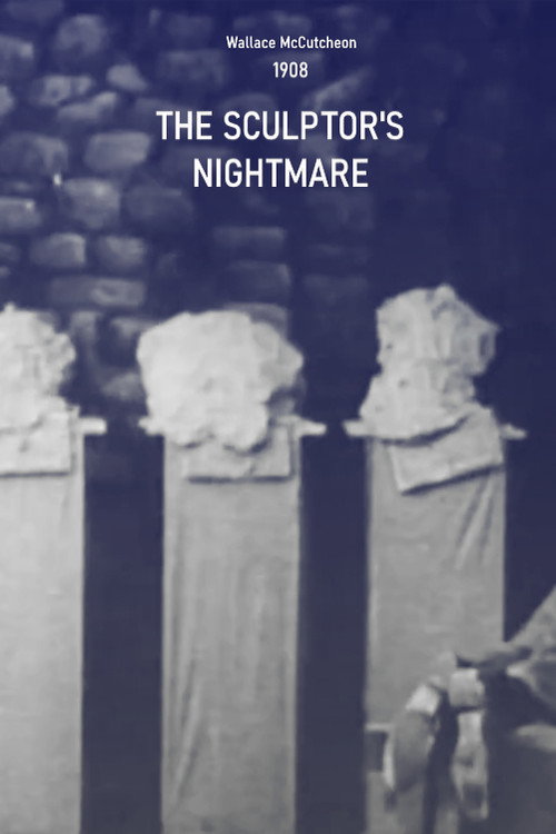 Movie poster for The Sculptor's Nightmare (1908)