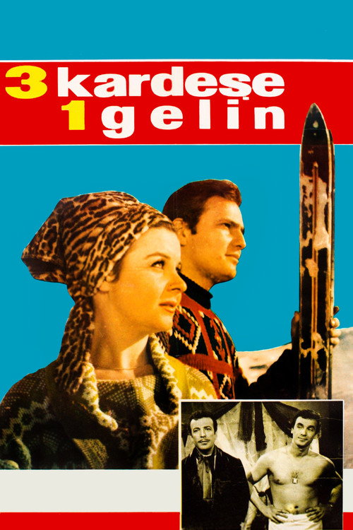 Movie poster for Üç Kardeşe Bir Gelin (1965)