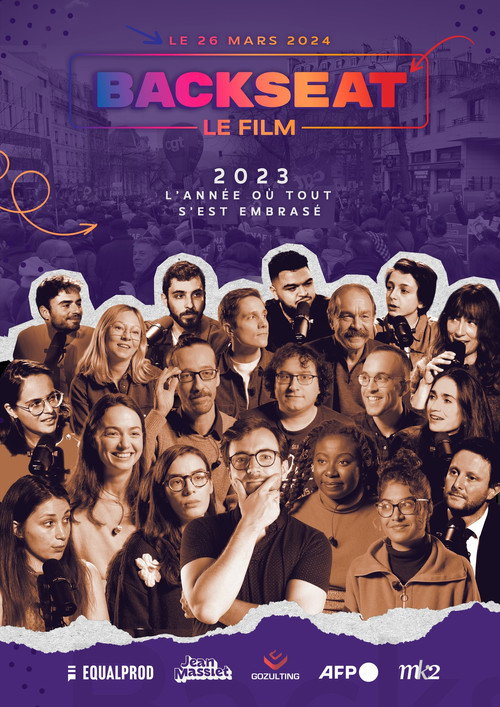 Movie poster for BACKSEAT LE FILM : 2023, L'année où tout s'est embrasé (2024)