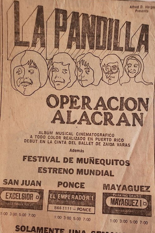 Movie poster for Operación Alacrán (1976)