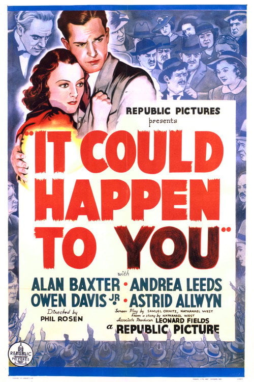Movie poster for It Could Happen to You (1937)