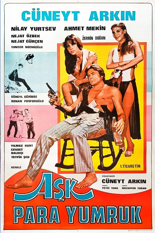 Movie poster for Aşk Para Yumruk (1980)
