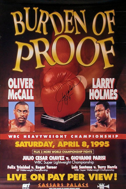Movie poster for Oliver McCall vs. Larry Holmes (1995)