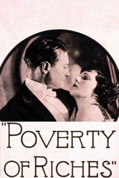 Movie poster for The Poverty of Riches (1921)