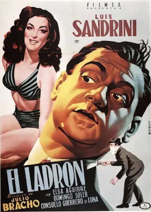 Movie poster for El ladrón (1947)