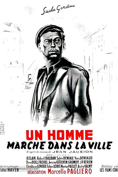 Movie poster for A Man Walks in the City (1950)