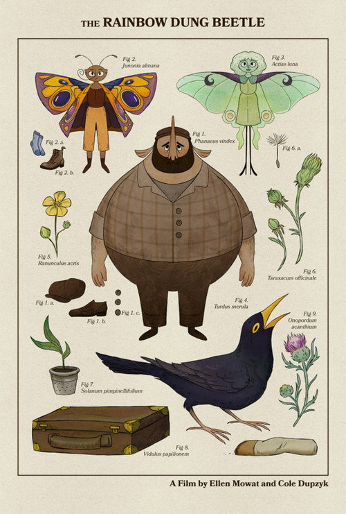 Movie poster for The Rainbow Dung Beetle (2023)