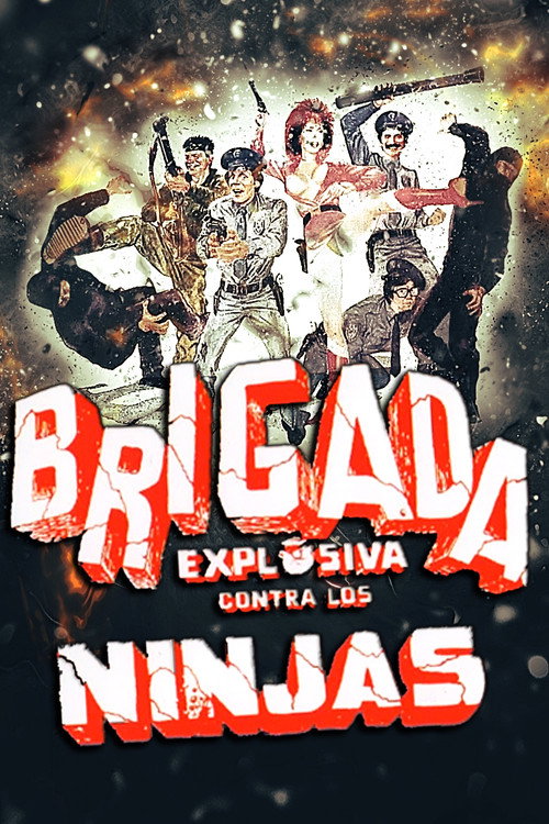 Movie poster for Explosive Brigade Against the Ninjas (1986)