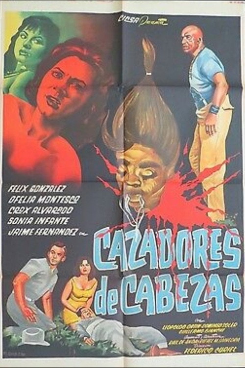 Movie poster for Cazadores de cabezas (1962)