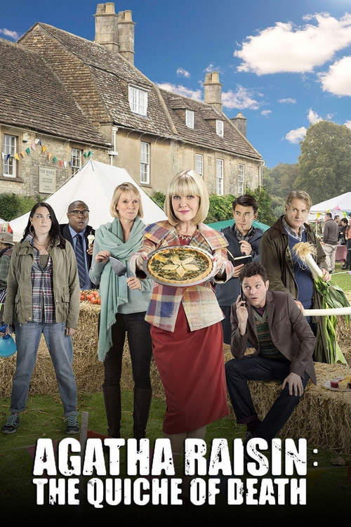 Movie poster for Agatha Raisin and the Quiche of Death (2014)