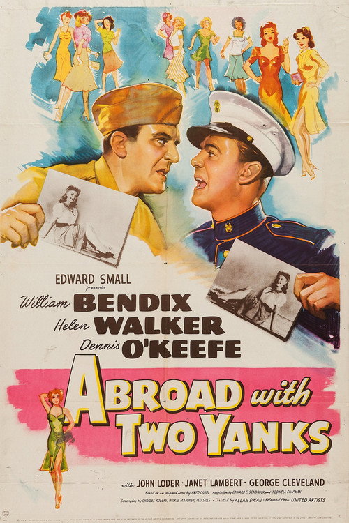 Movie poster for Abroad with Two Yanks (1944)