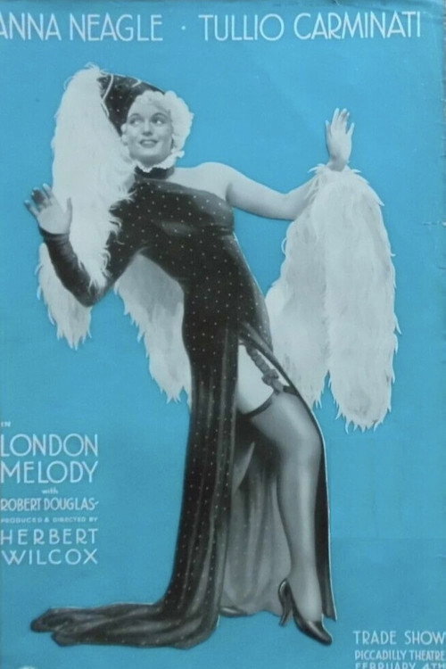 Movie poster for London Melody (1937)