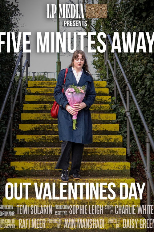 Movie poster for Five Minutes Away (2026)