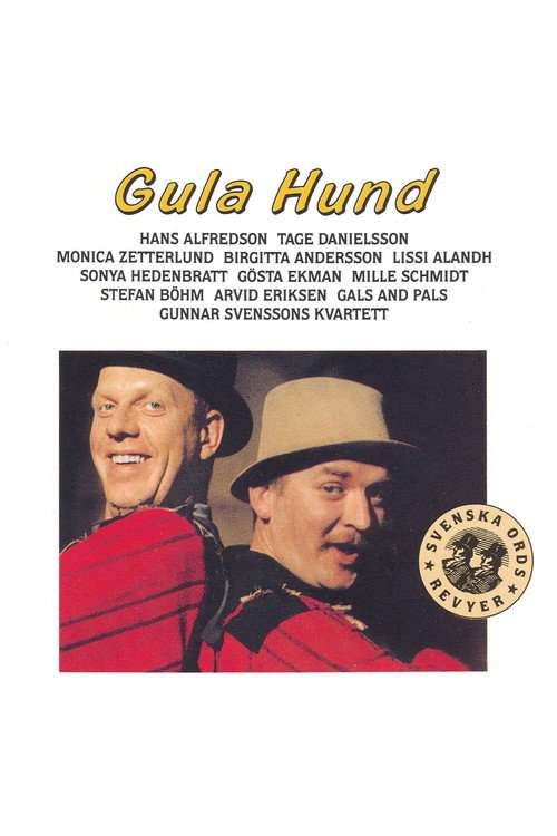 Movie poster for Gula Hund (1966)