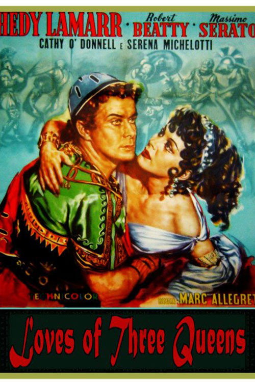 Movie poster for Loves of Three Queens (1954)