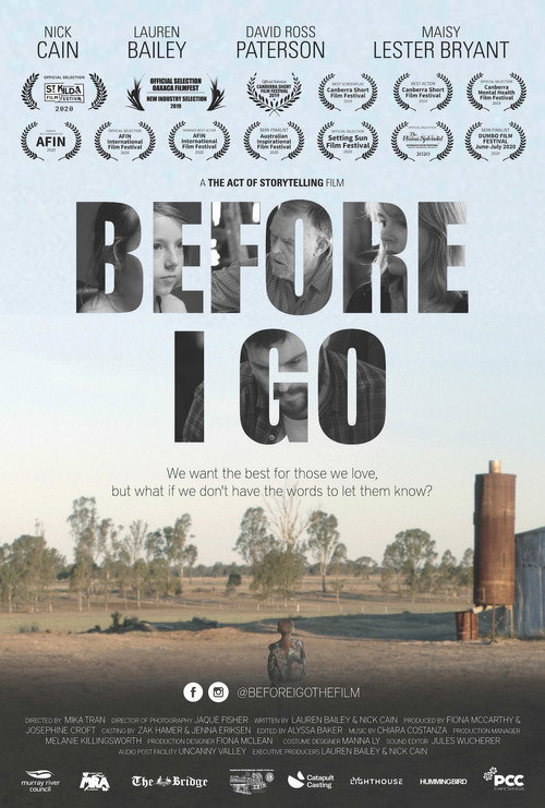 Movie poster for Before I Go (2019)
