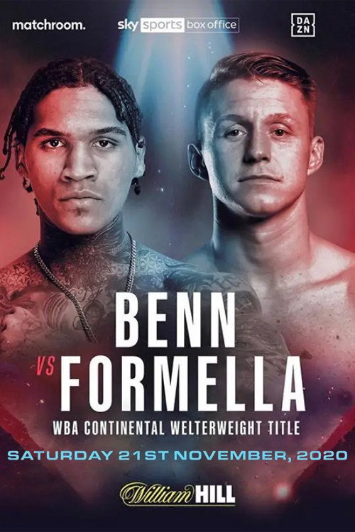 Movie poster for Conor Benn vs. Sebastian Formella (2020)