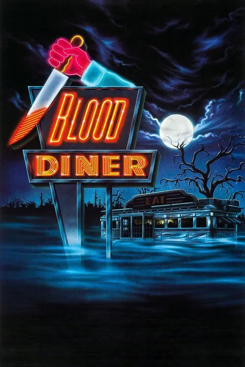 Movie poster for Blood Diner (1987)