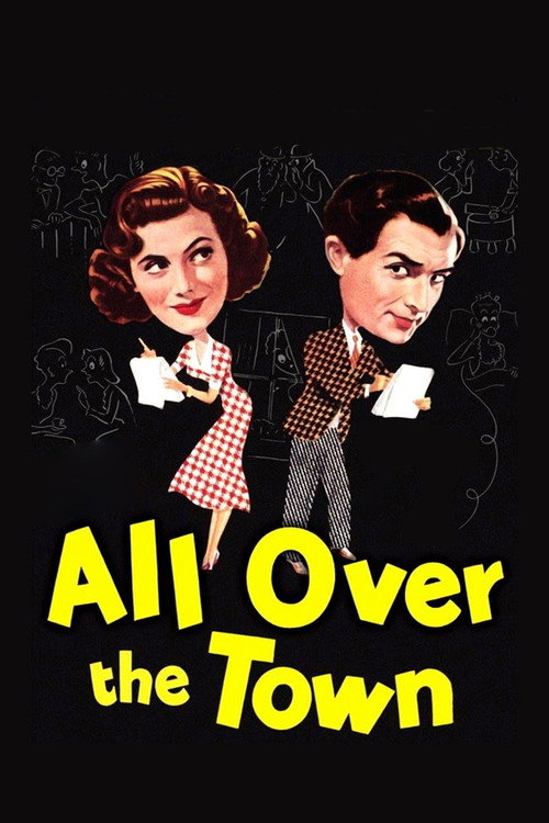 Movie poster for All Over the Town (1949)
