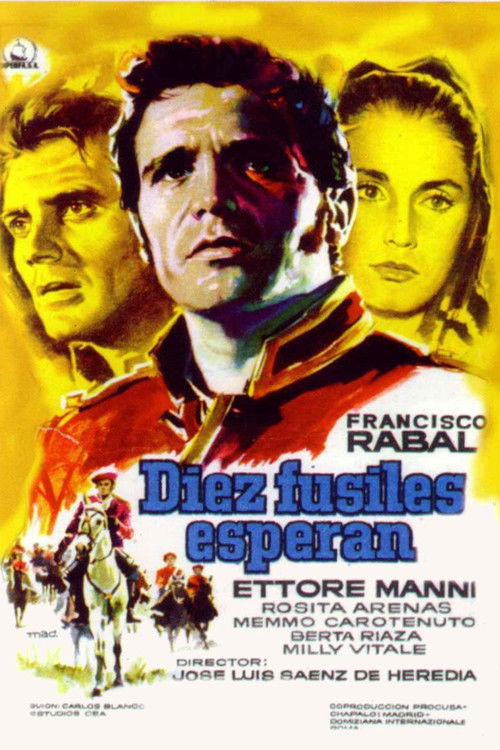 Movie poster for Diez fusiles esperan (1959)