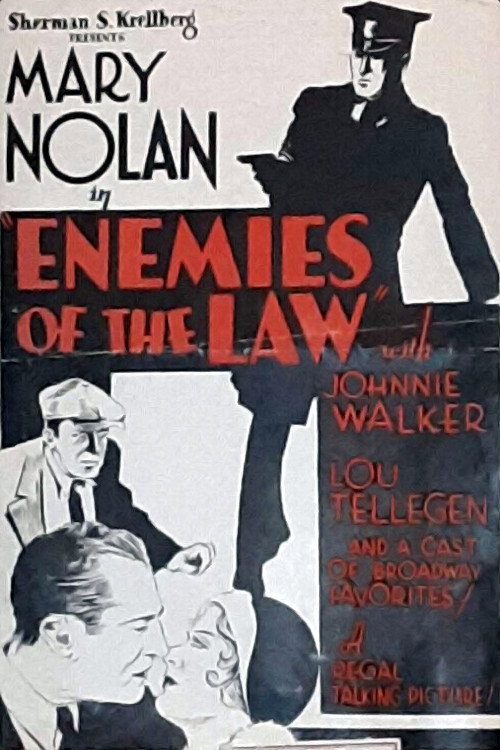 Movie poster for Enemies of the Law (1931)