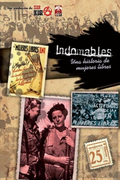 Movie poster for Indomables, una historia de mujeres libres (2011)
