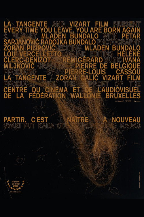 Movie poster for Every Time You Leave, You Are Born Again (2025)