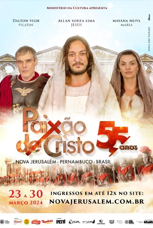 Movie poster for Paixão de Cristo - 55 Anos (2024)