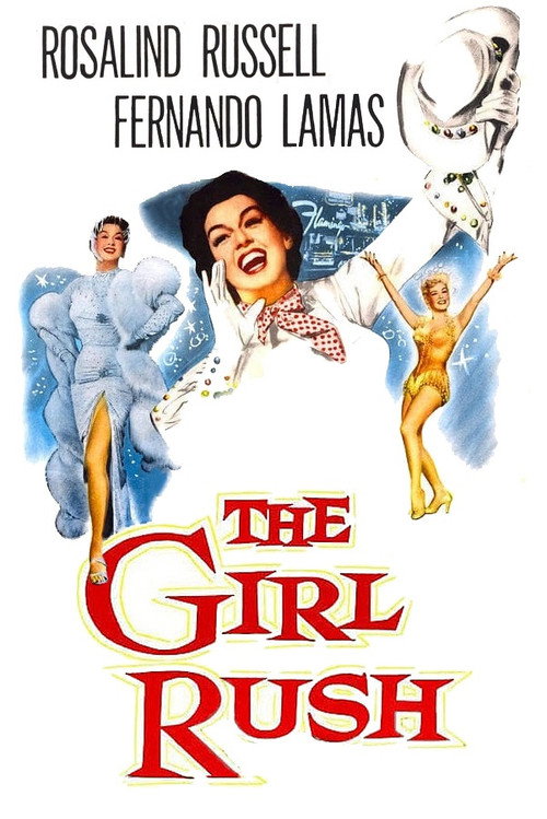 Movie poster for The Girl Rush (1955)