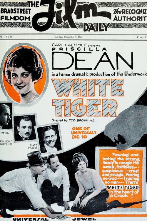 Movie poster for White Tiger (1923)